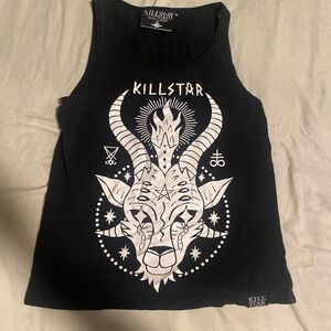 Killstar Black Tee with White Logo